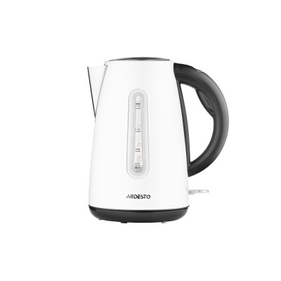 ARDESTO Электрочайник AEKL-F300W 1.7л/2200Вт/strix контроль/нерж.сталь/белый