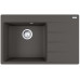 Мийка кухонна Franke Centro, фраграніт, прямокутник, з крилом, 780х500х200мм, чаша - 1, врізна, CNG 611-78 TL, сірий сланець
