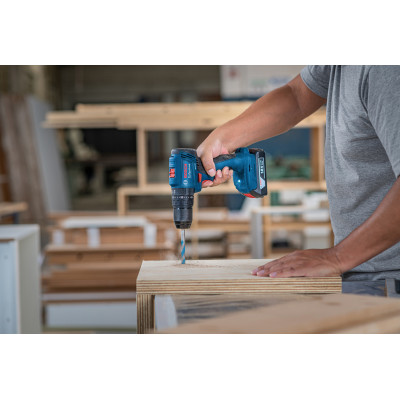 Шуруповерт-дрель ударный аккумуляторный Bosch GSB 185-LI 18В 2х2.0А·ч 50Нм 500·1900об·мин кейс 1кг