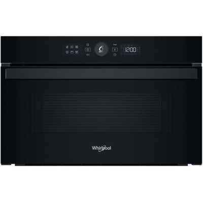 Мікрохвильова піч Whirlpool вбудована, 31л, електронне упр., 1000Вт, гриль, дисплей, чорний