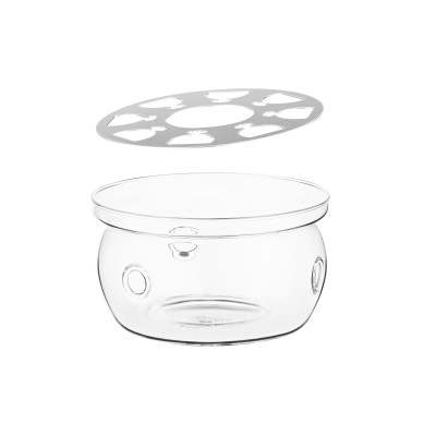 ARDESTO Підставка для заварника зі свічкою, 12,5 х 6,4 см, боросилікатне скло ARDESTO Підставка для заварника зі свічкою, 12,5 х 6,4 см, боросилікатне скло