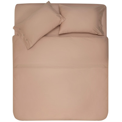 Простирадло на резинці ARDESTO Mix&Match, 180x200+30см, 100% бавовна, сатин, бежевий