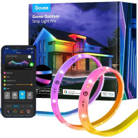 Govee Стрічка світлодіодна розумна H70A1 Phantasy Outdoor LED, 10м, RGBICWW, WI-FI/Bluetooth, білий