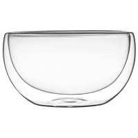 Пиала Ardesto с двойными стенками, 14.5см, боросиликатное стекло, прозрачный
