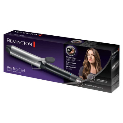 Плойка Remington Pro Big Curl, 56Вт, темп.режимів-8, D-38mm, 140-210С, кераміка, чорний Плойка Remington Pro Big Curl, 56Вт, темп.режимів-8, D-38mm, 140-210С, кераміка, чорний