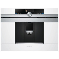 Siemens Кавомашина вбудовувана, 2.4л, зерно+мелена, автомат.капуч, LED-дисплей, авторецептів -30, білий Siemens Кавомашина вбудовувана, 2.4л, зерно+мелена, автомат.капуч, LED-дисплей, авторецептів -30, білий