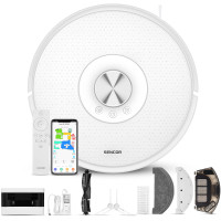 Робот-пилосос Sencor, 400Вт, h=9.8см, вологе прибирання, конт пил -0.45л, вода -0.24л, автон. робота до 120хв, вага-2,5кг, НЕРА, білий Робот-пилосос Sencor, 400Вт, h=9.8см, вологе прибирання, конт пил -0.45л, вода -0.24л, автон. робота до 120хв, вага-2,5кг, НЕРА, білий