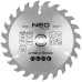 Диск пиляльний  Neo Tools по дереву 230x30-24T 150x10-24 1.6мм