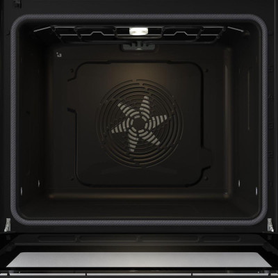 Gorenje Духова шафа електрична, 77л, A+, пара, дисплей, піроліз, чорний