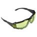 Окуляри захисні Neo Tools протиосколкові, клас захисту FT, резинові дужки, полікарбонат, жовтий