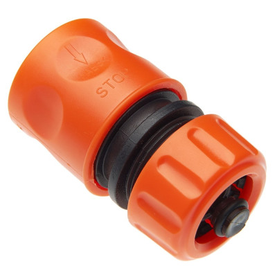 Конектор для шланга SEQUOIA SWC1258A 1/2'-5/8' з аквастопом однокомпонентний пластик 0.03кг Конектор для шланга SEQUOIA SWC1258A 1/2'-5/8' з аквастопом однокомпонентний пластик 0.03кг