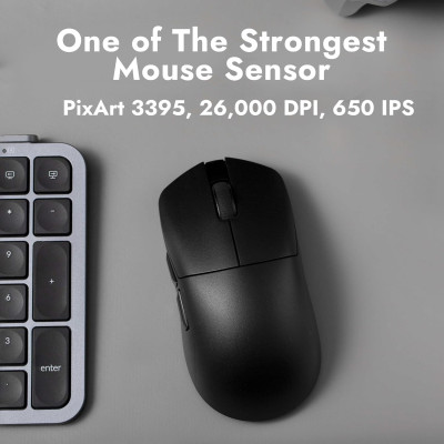 Миша Lemokey G1 USB-A/USB-C/WL/BT, 8K, чорний Миша Lemokey G1 USB-A/USB-C/WL/BT, 8K, чорний