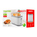 Тостер Ardesto White stripes T-F17WG 930Вт, пластик, білий+сірий