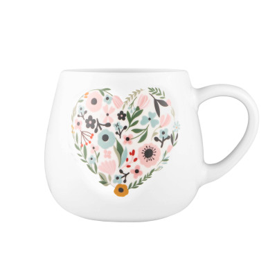 Чашка ARDESTO Love, 390мл, порцеляна, багатокольоровий