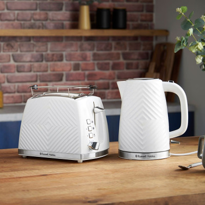 Russell Hobbs Тостер 26391-56 Groove, білий