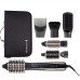 Фен-щітка Remington Blow Dry & Style Caring, 1200Вт, 2 режими, іоніз-я, хол. обдув, кейс для зберігання, кераміка, чорно-золотий