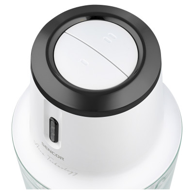 Подрібнювач Sencor Accu technology, 200Вт, чаша-500мл, скло, безпровідний, USB-C, білий