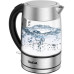 Електрочайник Tefal Glass Kettle 1.7л, скло, з підсвіткою, сріблясто-чорний