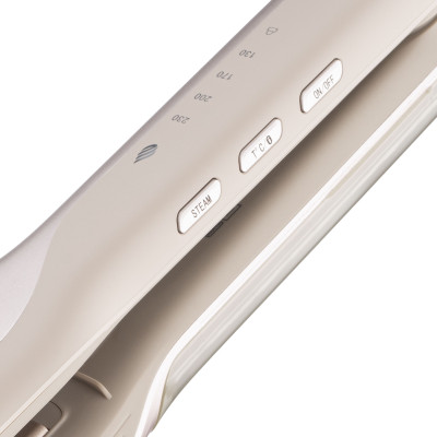 Випрямляч ARDESTO Pearl Cream, 50Вт, 140-230C, кераміка, з функцією подачі пару, бежевий Випрямляч ARDESTO Pearl Cream, 50Вт, 140-230C, кераміка, з функцією подачі пару, бежевий