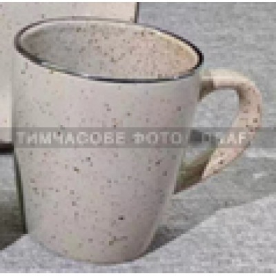 ARDESTO Чашка Emilia, 360мл, кераміка, коричневий