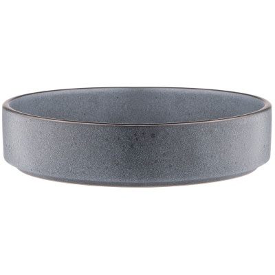 Тарелка суповая ARDESTO Fasano, 850мл, 20см, керамика, серый темный