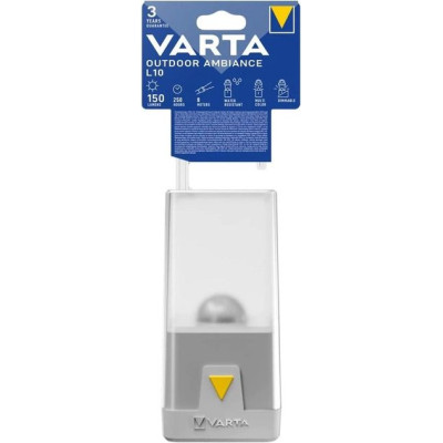VARTA Ліхтар кемпінговий Ambiance L10 , IP54, до 150 люмен, до 250 годин роботи, 3хАА VARTA Ліхтар кемпінговий Ambiance L10 , IP54, до 150 люмен, до 250 годин роботи, 3хАА