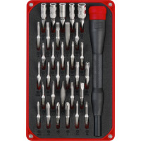Біти Einhell HEX, PH, RIBE, SL, Spline, Torx, 28мм, кейс набір 33шт Біти Einhell HEX, PH, RIBE, SL, Spline, Torx, 28мм, кейс набір 33шт