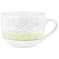 ARDESTO Чашка Siena, 500мл, порцеляна, біло-зелений