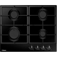 Варильна поверхня Hansa газова, 60см, чавун, чорний Варильна поверхня Hansa газова, 60см, чавун, чорний