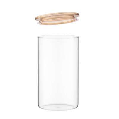 Банка для зберігання ARDESTO Fresh 1100мл, скло, пластик, прозорий Банка для зберігання ARDESTO Fresh 1100мл, скло, пластик, прозорий