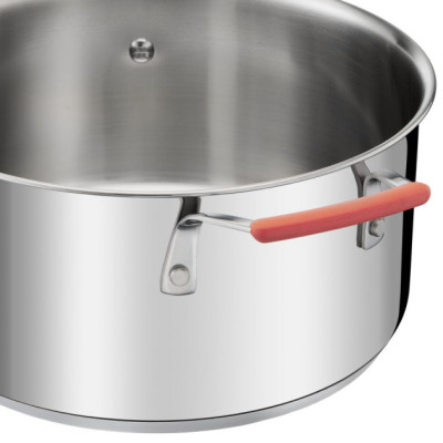 Набор посуды Tefal Opti Space, 6предметов, нержавеющая сталь, силикон, стекло
