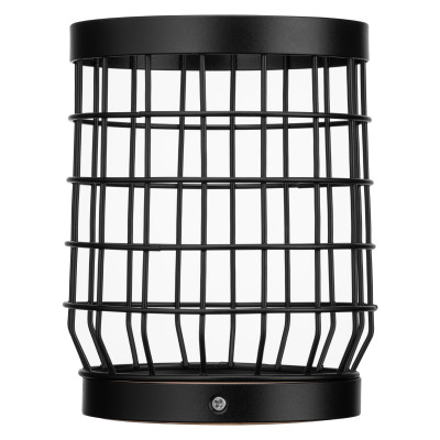 Подставка для столовых приборов Ardesto Midori 12х12х15.5см, металл, дерево, черный