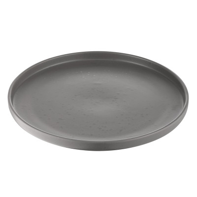 ARDESTO Тарілка обідня Trento, 26,5 см, сіра, кераміка