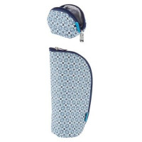 Набір Nuvita MyMia термос для пляшки, чохол для пустушки, оптичний орнамент