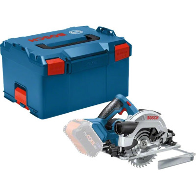 Пила дискова акумуляторна Bosch Professional GKS 18 V-57G 18В 165мм 2500-5000об/хв 3.4кг без АКБ та ЗП Пила дискова акумуляторна Bosch Professional GKS 18 V-57G 18В 165мм 2500-5000об/хв 3.4кг без АКБ та ЗП