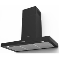 Витяжка Faber Т-подібна, 90см, 1186м.куб/год, Stilo Comfort Bk Matt A90, чорний матовий