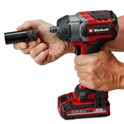 Гайковерт ударний акумуляторний Einhell Professional TP-CW 18/750-C Li BL - Solo 18В 750Нм 0-2200об/хв 1.78кг без АКБ та ЗП Гайковерт ударний акумуляторний Einhell Professional TP-CW 18/750-C Li BL - Solo 18В 750Нм 0-2200об/хв 1.78кг без АКБ та ЗП