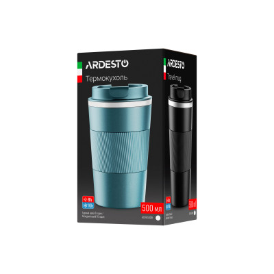 Термокухоль ARDESTO Urban, 500мл, нержавіюча сталь, зелений