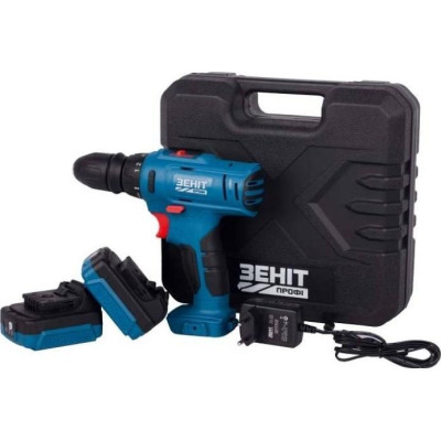 Шурупокрут-дриль акумуляторний Зеніт Профі ЗПША-12/15 DFR/B 12В 2х1.5А·год 25Нм 350·1500об/хв 1кг Шурупокрут-дриль акумуляторний Зеніт Профі ЗПША-12/15 DFR/B 12В 2х1.5А·год 25Нм 350·1500об/хв 1кг