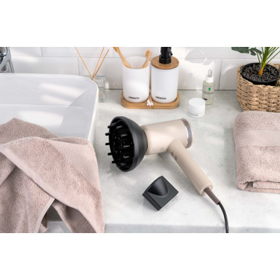 Фен ARDESTO Pearl Cream HD-Y702PERL, 1500-1800Вт, 3 швидкості, 3 темп.режими, магнітні насадки,бежевий