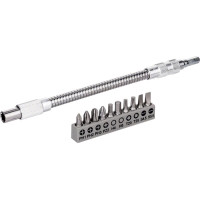 Bosch Гнучкий подовжувач 200 мм + 10 біт Bosch Гнучкий подовжувач 200 мм + 10 біт