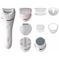 Епілятор Philips 8000 series дисковий, акумуляторний , пінцет.-32, волог.+сух., насадок-8, з підсвіткою, білий Епілятор Philips 8000 series дисковий, акумуляторний , пінцет.-32, волог.+сух., насадок-8, з підсвіткою, білий