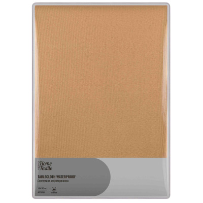 Скатертина ARDESTO Waterproof 140х180см, 100% поліестер, бежевий