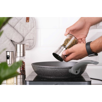 Млинок для солі та перцю ARDESTO Gemini, 180мл, скло, нержавіюча сталь, прозорий Млинок для солі та перцю ARDESTO Gemini, 180мл, скло, нержавіюча сталь, прозорий