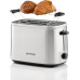 Gorenje Тостер 800Вт, підігрів, розморожування, пластик, сріблястий