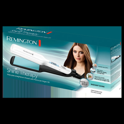 Випрямляч Remington Shine Therapy, темп.режимів-10, 150-230С, дисплей, кераміка, білий Випрямляч Remington Shine Therapy, темп.режимів-10, 150-230С, дисплей, кераміка, білий