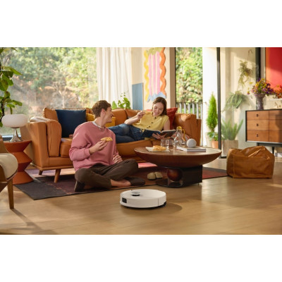 Робот-пилосос RoboRock Q10 VF, h=9.9см, вологе прибирання, конт пил -0.5л, автон. робота до 150хв, Wi-Fi, білий