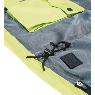 Куртка акумуляторна Makita LXT/CXT, 10.8-18В, з вентиляцією, поліестер, розміт M, зелений, 0.43кг