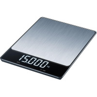 Ваги Beurer кухонні, 15кг, сенс. керування, АААx4  в комплекті, скло, нержавіюча сталь