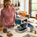 Кавоварка Russell Hobbs ріжкова Distinctions Ocean 1.1л, мелена + чалди, синьо-сріблястий (26451-56)